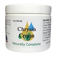 Chrysin Cream 4 oz. Jar | for Men and Women | Non-GMO | Unscented | Soy-Free | Made in The USA