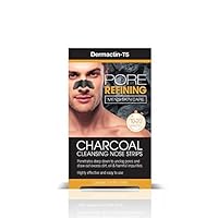 Dermactin-ts Men's Skin Care Pore Refining Charcoal Cleansing Nose Strips, 6 Count