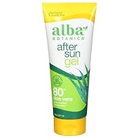 Aloe Vera Gel for Skin, Cooling After Sun Treatment for Face and Body, Made with Purity Certified 80% Aloe Vera Gel Formula, 8 fl. oz. Tube