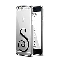 Black Initial S2 Design Chrome Series Case For IPhone 6/6S - Chrome / Silver
