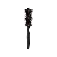 Cricket Static Free RPM 8 Row Deluxe Boar Bristle Round Hair Brush for Medium Length Hair, Facial Hair Grooming, All Hair Types