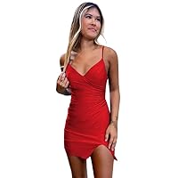 Spaghetti Straps Homecoming Dresses for Teens Bodycon Cockatil Dress Satin Short Prom Dress BD512