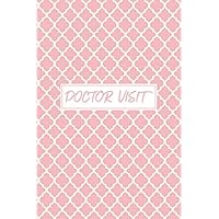 Doctor Visit Log: Personal Health Record Keeper and Logbook - Keep a Record of Your Medication, Illnesses, Surgeries, Medical Expenses and Insurance - ... Pressure Log - Pink with Patterned Design