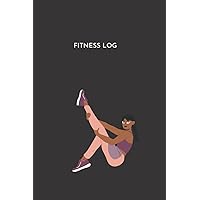Workout Fitness and Training Log Book 6x9 inches Record Your Process and Set Goals
