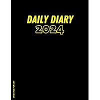 Daily Diary 2024 One Page Per Day: 2024 Daily Planner One Page Per Day Large , January to December 2024 Calendar, 8.5 x 11 Inches