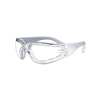 MAGID Gemstone Myst Foam-Lined Safety Glasses, 1 Pair, Anti-Fog Polycarbonate Lenses, Clear