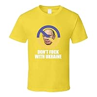 Ukraine Poutine Interdiction Flag Color Don't Fu. with Ukraine T-Shirt and Apparel T Shirt