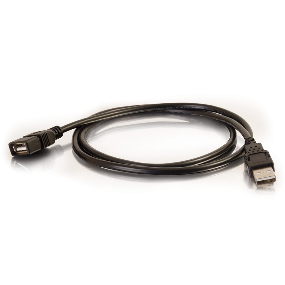 C2G 52106 USB A to A Long USB Extension Cable, 3.28 Feet (1 Meter), Black