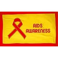 Aids Awareness Flag HIV Banner Walk Event Pennant 3x5 Indoor Outdoor New