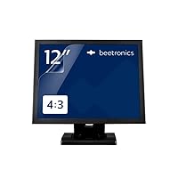 Matte Anti-Glare Screen Protector Film Compatible with Beetronics 12-inch Monitor 12VG7M [Pack of 2]