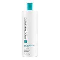 Paul Mitchell Instant Moisture Shampoo, Hydrates Dry Hair, 33.8 fl. oz.