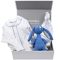 Welcome Baby Boy Gift Box - Organic Baby Essentials (3-6 Months)