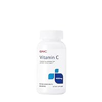 GNC Vitamin C 1000mg, 100 Caplets, Provides Immune Support