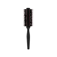 Cricket Static Free RPM 12 Row Deluxe Boar Bristle Round Hair Brush for Blow Drying, Curling and Styling Roller Hairbrush for Medium Length Hair, Facial Hair Grooming and All Hair Types