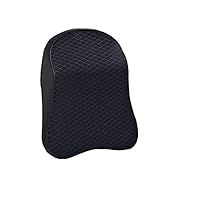 Car neck pillow Car Neck Pillow Adjustable Head Restraint 3D Memory Foam Auto Headrest Travel Pillow Neck Support Holder Seat Covers Car Styling (Color : Black)