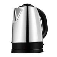 Kettles, 304 Stainless Steel Kettle, 1.7L, 1800W, Fast Boiling in 4 Minutes, Automatic Power Off, with Scale Filter, Temperature Controller, Safety Guarantee