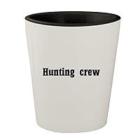 Hunting Crew - White Outer & Black Inner Ceramic 1.5oz Shot Glass