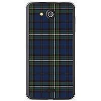 Second Skin MKY301-PCCL-298-Y253 Check Navy x Green (Clear) / MVNO Smartphone (SIM Free Device)