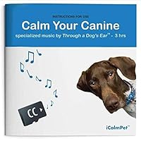 iCalmPet | Through a Dog’s Ear: Calm Your Canine | MicroSD Card | 3-hrs | Specialized Music to Reduce pet Anxiety