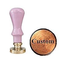 Custom Wax Seal Stamp,Custom Logo Wax seal stamp,Personalized Your Own Design Wax Seal Stamp Wedding Invitations DIY Gift Idea Letter Card Package Envelope Parcel Sealing Stamp True Blush Handle