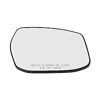 Brock Aftermarket Replacement Passenger Right Mirror Glass And Base Without Heat Compatible With 2013-2018 Nissan Altima Sedan With Signal Light On Mirror Housing
