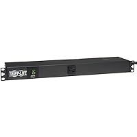 Metered PDU, 15A, 13 Outlets (5-15R), 120V, 5-15P, 100-127V Input, 15 ft. Cord, 1U Rack-Mount Power, 2 Year Warranty (PDUMH15)