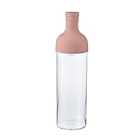 Hario Cold Brew Tea Wine Bottle, 750ml, Smoky Pink