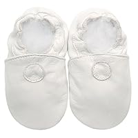 Soft Sole Leather Baby Shoes Boy Girl Infant Children Kid Toddler Crib First Walk Gift Classic White