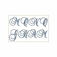 ABC Machine Embroidery Designs Set - Monogram 3 in Two Sizes - 52 Designs - 4x4 Hoop - CD