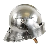 Medieval Re-Enactment German Sallet Helmet Armour by Nauticalmart