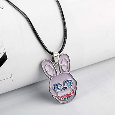 Monster Roser FNAF Pendant Necklace Freddy Fazbear, Chica, Bonnie, Cosplay  Uniform, Security Pins and Badges, Metal Badge Costume