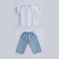 30cm/11.81inch Doll Clothes Fashion Trousers T-Shirt Set for 1/6 BJD,SD Dolls Accessories (multicolored2)