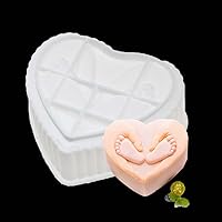Heart Silicone Mold Baby Feet Cake Mousse Tools (hands on feet)