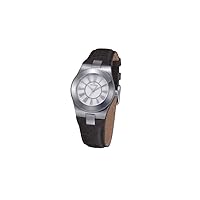 Women Watch with Leather Strap tf4003l02, Brown/Grey