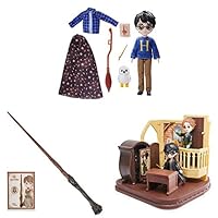 Wizarding World Harry Potter Doll Gift Set Kids Toys Bundle - Doll, Doll Playset & Harry Potter Wand