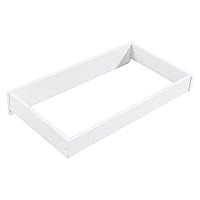 Oxford Baby Changing Topper for Universal 3-Drawer Dresser, Snow White