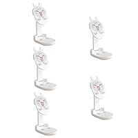 BESTOYARD 5pcs Holder Desktop Storage Bunny Cellphone Easy Stand Cell Mobile Bracket Convenient Compatible with All Car Practical Support Rabbit Telescopic Adjustable Phone