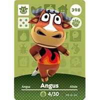Angus - Nintendo Animal Crossing Happy Home Designer Series 4 Amiibo Card - 398