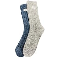 Women's Wool Crew Socks - Warm and Comfortable Outdoor Socks Moisture-Wicking and Insulating with wide calf fit