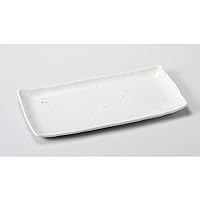 Yamasita Craft 144-15-356 White Powdered Atka Mackerel Plate