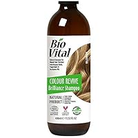 Bio Vital Natural Brilliance Shampoo for Blond Hair with Organic Herbs, Vegan 400ml