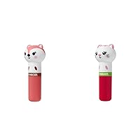 Lip Smacker Lippy Pal Lip Balm, Foxy Apple Flavor With Kitten, Water-Meow-Lon, 0.14 Ounce