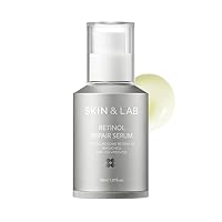 [SKIN&LAB] Retinol Repair Serum | Contains Vegan Retinol, Bakuchiol and Peptides| For Reduce Wrinkles & Fine Lines, Smoothing | Daily Facial Essence | For Sensitive Skin Type | 1.01 fl.oz