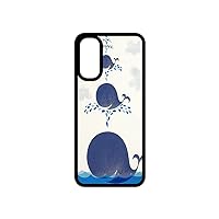 Design Cartoon Whales Samsung Galaxy S20 Phone Skin Case, Gift for Teen Girls