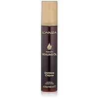 L’ANZA Keratin Healing Oil De-frizz Cream, For a Shiny Finishing and a Long-lasting Look, With Triple UV and Heat Protection, Suitable For All Hair Types, Travel-size (4.7 Fl Oz)