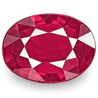 Ruby/Manak Gemstone Lab Certified Natural Top Quality 100% Real Oval Ruby Loose Stone 3.5 Ct
