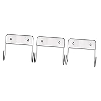 BESTOYARD 3pcs Bathroom Towel Hooks Ironing Board Hanger Wall- Mounted Holder Iron Board Hanger Mini Iron Small Ironing Board Ironing Board Door Hook Iron Board Hook Storage Iron Plate