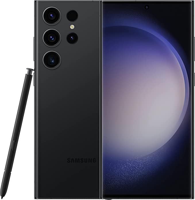 SAMSUNG Galaxy S23 Ultra 5G (SM-S918B/DS) Dual SIM 256GB 8GB RAM, GSM Unlocked International Version - Phantom Black
