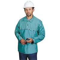 GS8945-19JC-LG Flame Resistant Treated Cotton Welder's Cape Sleeve with 19-Inch Bib, Large