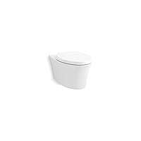 Kohler 31539-0 K-31539-0 Veil Wall-Hung Dula Flush Toilet, White